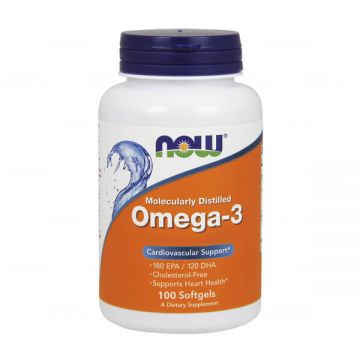 Now Foods Omega-3, 100 capsule
