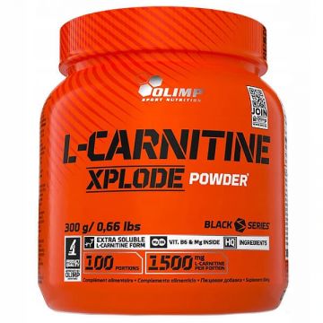 Olimp, L-Carnitină Xplode pulbere, aromă de portocale, 300 g