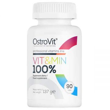 OstroVit Vit&Min 100%, 90 comprimate
