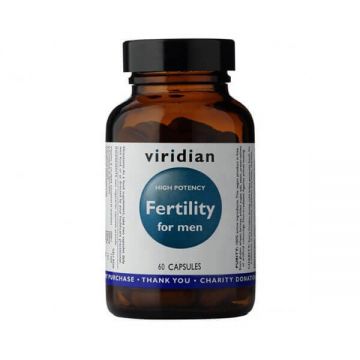 Viridian fertilitate pentru bărbați, 60 capsule