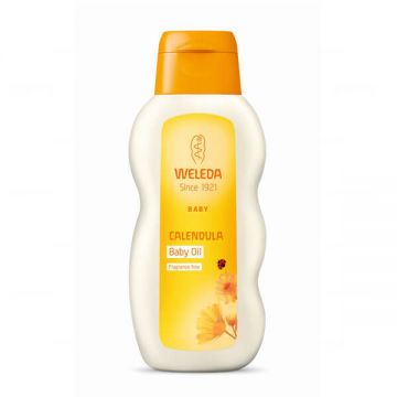 Weleda Calendula, ulei pentru bebeluși și copii cu calendula, neparfumat, 200 ml