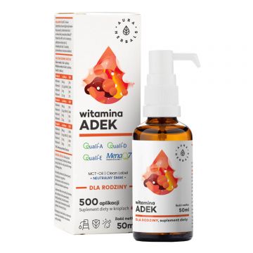 Aura Herbals Vitamina ADEK pentru familie, picături, 50 ml