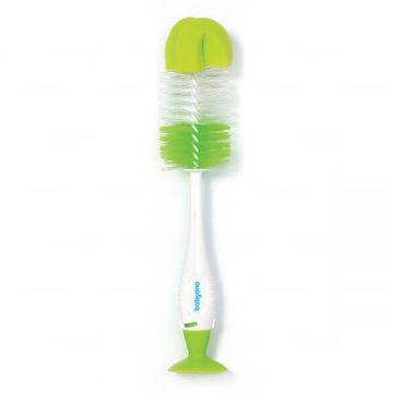 BabyOno, perie pentru biberon și tetină, verde, 1 buc.