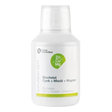 Biochelate, zinc + cupru + magneziu, 150 ml