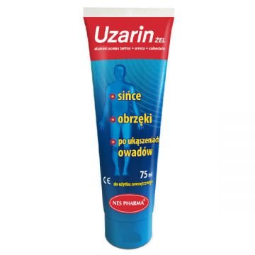 Gel Uzarin, gel de îngrijire și calmare pentru zonele traumatizate, 75 ml