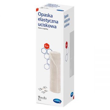 Hartmann, garou elastic cu fermoar, 15 cm x 5 m, 1 buc