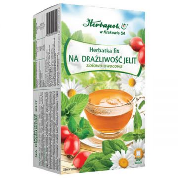 Herbapol Na Drażliwość Jelit, ceai fix de plante și fructe, 2 g x 20 pliculețe