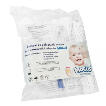 Mocus, set de colectare a urinei pentru fete și băieți, 1 buc