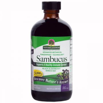 Nature's Answer Sambucus Original, boabe de soc, 240 ml