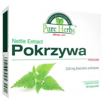 Olimp Pure Herbs Urzică Premium, 30 capsule