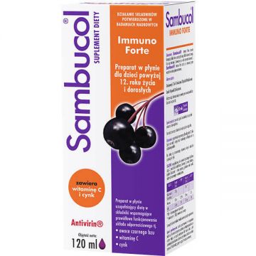 Sambucol Immuno Forte, lichid pentru copii peste 12 ani și adulți, 120 ml