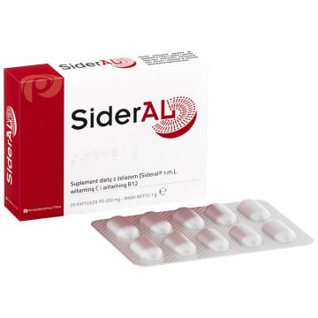 SiderAL, 20 capsule, Pharmanatura S.p.A.