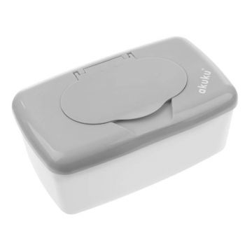 AKUKU, cutie pentru șervețele umede, gri, 1 buc