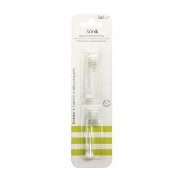 Bbluv Sonik, sfaturi periuță de dinți sonică pentru copii, 18-36 luni, 2 bucăți