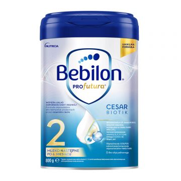 Bebilon Profutura CesarBiotik 2, lapte de continuare, după 6 luni, 800 g