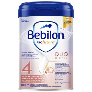 Formulă de lapte praf Bebilon Profutura DuoBiotik 4, după 2 ani, 800 g, Nutricia