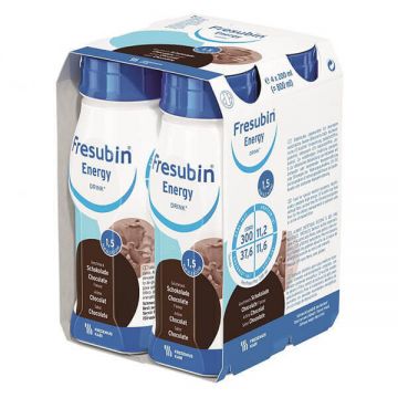 Fresubin Energy cu aromă de ciocolată, 4 x 200 ml, Fresenius Kabi