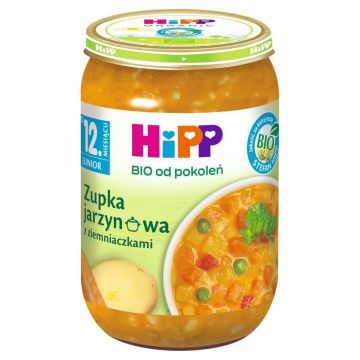 HiPP Zupa Bio, supă de legume cu cartofi, după 12 luni, 250 g