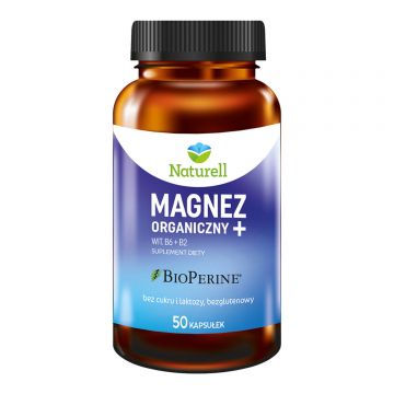Naturell Organic Magnesium+, 50 capsule