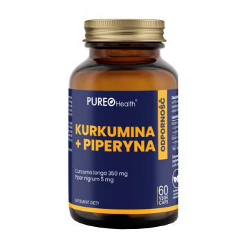 Pureo Health Curcumin + Piperine, 60 capsule vegetale
