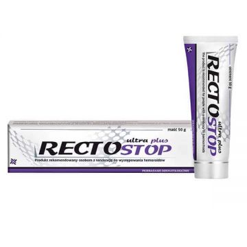 Rectostop Ultra Plus, unguent pentru hemoroizi, 50 g