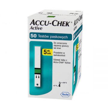 Benzi de testare Accu-Chek Active, 50 de benzi, Roche