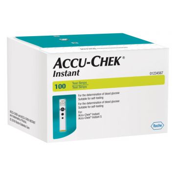 Benzi de testare Accu-Chek Instant, 100 unități, Roche