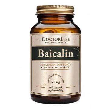 Doctor Life, Baicalin, Baicaline, Baical Thyroid, extract 500 mg, 100 capsule