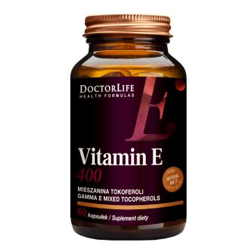 Doctor Life Vitamina E 400, tocoferoli amestecați, 60 capsule