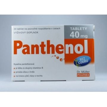 Dr. Müller PANTHENOL 40 MG 1×24 tbl, supliment alimentar