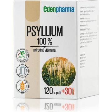 EDENPharma PSYLLIUM 1×150 cps, supliment alimentar