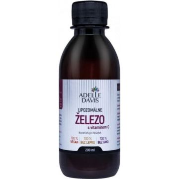 Fier lipozomal cu vitamina C 1×200 ml, supliment alimentar