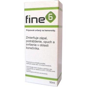 Fine6 1×50 ml, ulei pentru hemoroizi