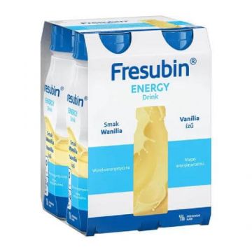 Fresubin băutură energizantă cu aromă de vanilie, 4 x 200 ml, Fresenius Kabi