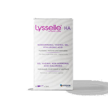Gel vaginal non-hormonal Lysselle, 8 monodoze x 5 ml, Biessen Pharma