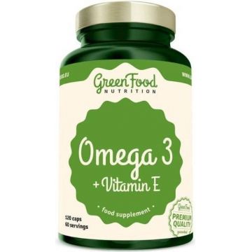 GreenFood Nutrition Omega 3 + Vit E 120cps 1x120 cps