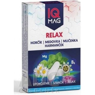 IQ MAG Relax Magneziu 1×30 cps, supliment alimentar