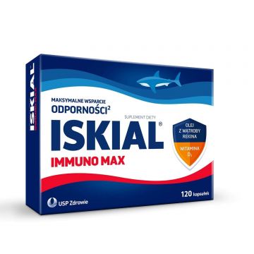 Iskial Max, pentru copii cu vârsta peste 6 ani și adulți, 120 capsule