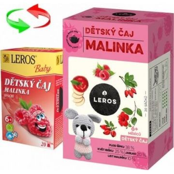 LEROS CHILDREN'S TEA MALINKA 2x20g, ceai pentru copii