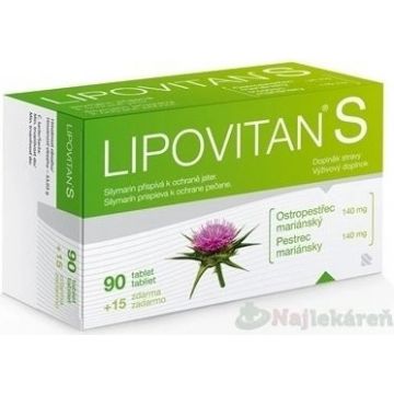 LIPOVITAN S 1×105 tbl, supliment alimentar