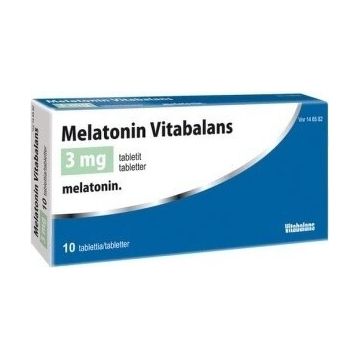 Melatonină Vitabalans 3 mg comprimate 1×10 tbl, pentru tratamentul bolii zonulare