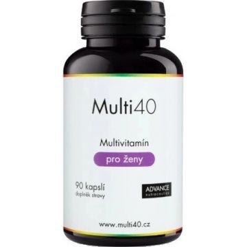 Multi40 pentru femei 90 cps. - multivitamine unice 1×90 cps, supliment alimentar