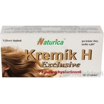 Naturica KREMIK H Exclusive + Acid hialuronic 1x30+15 tbl, supliment nutritiv