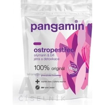 PANGAMIN OSTROPESTREC 1x200 tbl, supliment alimentar