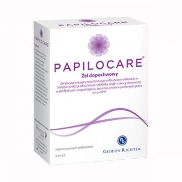 Papilocare, gel vaginal, 5 ml x 7 aplicatoare