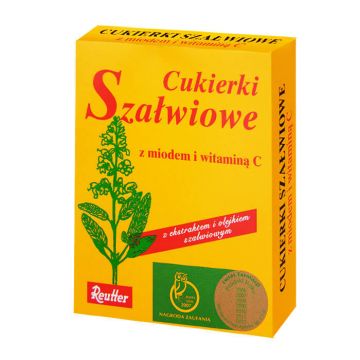 Reutter, bomboane de salvie cu miere și vitamina C, 50 g