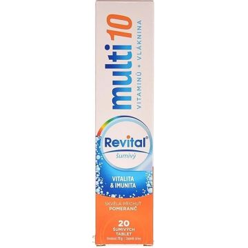 Revital Multi cu aromă de portocale 1×20 tbl, comprimate efervescente