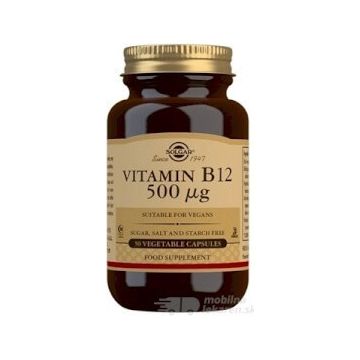 Solgar Vitamina B12 500 μg 50 capsule 1×50 cps