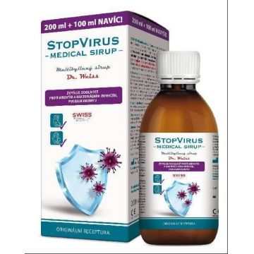 STOPVIRUS Sirop medical Dr.Weiss 1×300 ml, sirop multiherb