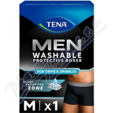 TENA Men Lenjerie lavabilă negru M OTC 1×1 buc, boxeri absorbanți